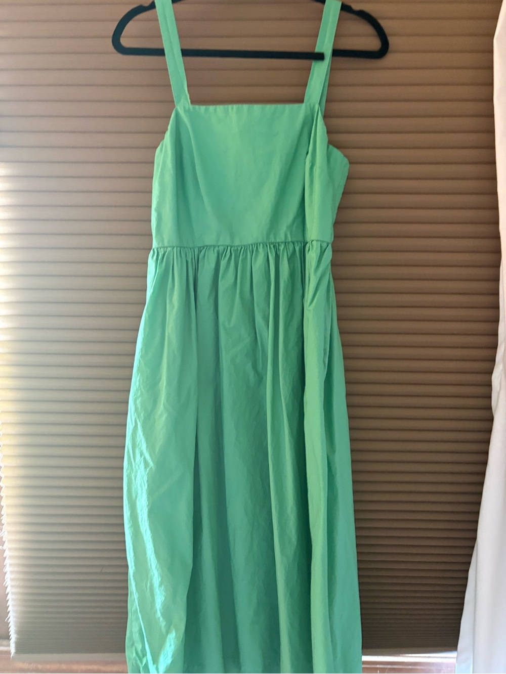 a new day Green Ruched Strap Dress